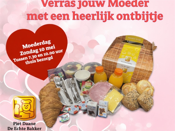 Moederdag ontbijtpakket voor 1 persoon