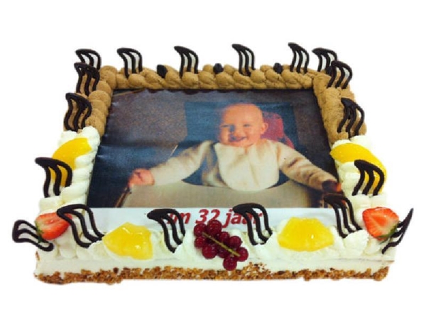 Vierkante foto/logo duotaart