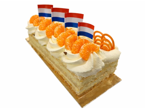 Oranje slagroomschnitt