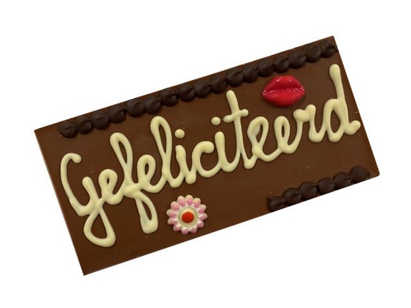 Chocoladereep melk - tekst