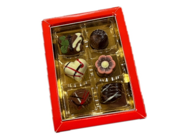 Bonbons doosje 6 st.